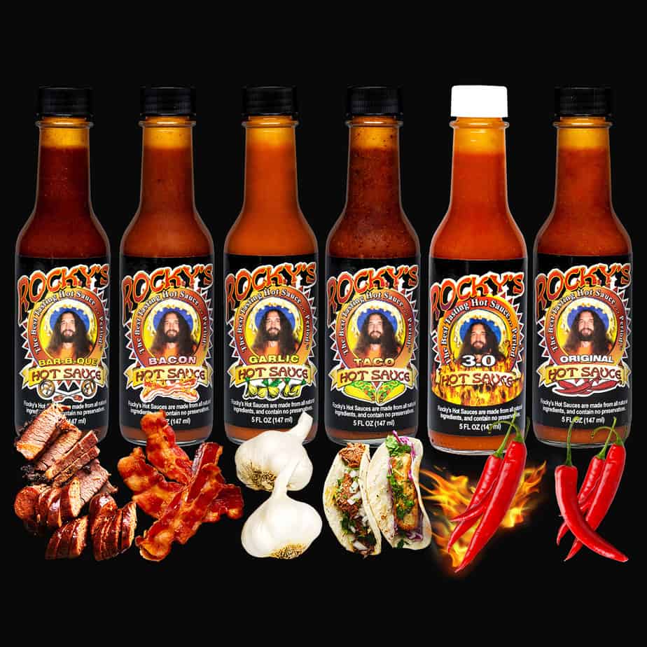 Rockys Hot Sauce Variety Pack Rockys Hot Sauce 