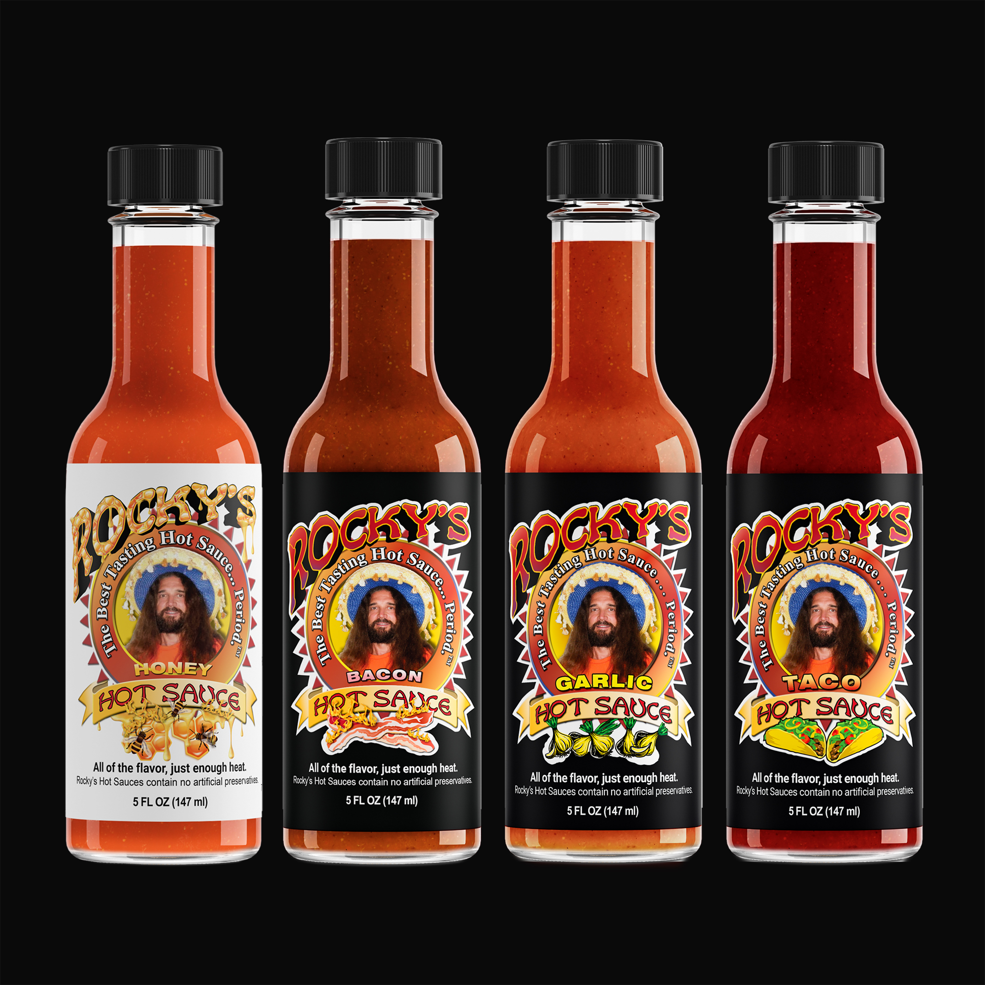 Hot Sauce 4 Pack - Mild – Hook & Arrow